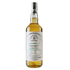 2010 Signatory Glenrothes Cask Strength 10-year Bounty Hunter Private Selection Single Malt Whisky