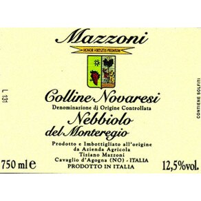 2017 Mazzoni Colline Novaresi