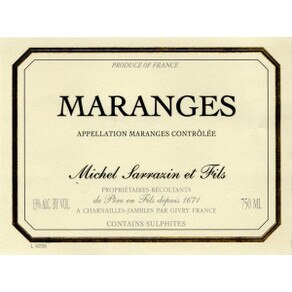2018 Domaine Michel Sarrazin et Fils Maranges