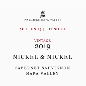 2019 Nickel & Nickel Sullenger Vineyard Cabernet Sauvignon Premiere Napa Valley Auction