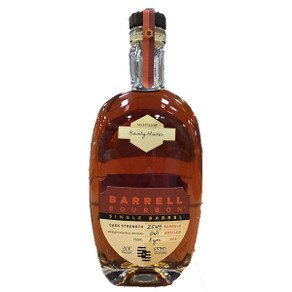 Barrell Bourbon 8-year Cask Strength Single Barrel Bounty Hunter Private Selection