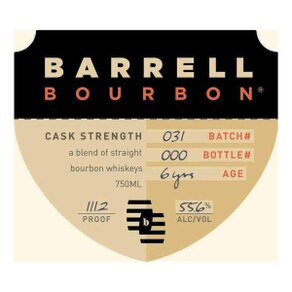 Barrell Craft Spirits Bourbon Batch 31