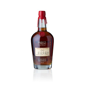 Maker's Mark Cask Strength Bourbon Whiskey Bounty Hunter Private Selection No. 10